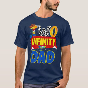 Cowboy Vater zwei Unendlich und über die Geburtsta T-Shirt