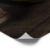 Cowboy vermasselt nie mit einem anderen Mann-Hut Poster (Ecke)