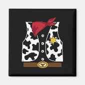 Cowboy Vest Western Sheriff Costume Cool Easy Hall Magnet (Vorne)
