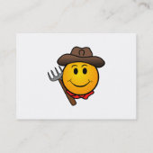 Cowboy Visitenkarte (Rückseite)