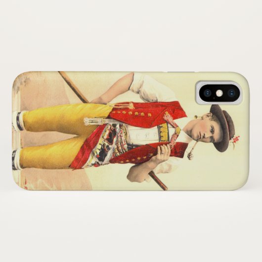 Cowboy von Appenzell im traditionellen Schweizer Case-Mate iPhone Hülle (Rückseite (Horizontal))