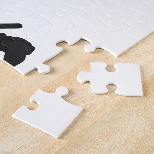 Cowboy - Wählen Sie die Hintergrundfarbe Puzzle (Seite)