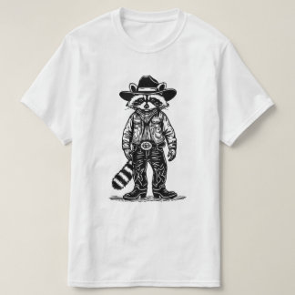 Cowboy-Waschbär T-Shirt