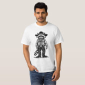 Cowboy-Waschbär T-Shirt (Vorne ganz)