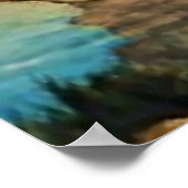 Cowboy Watering Seines Pferdes durch NC Wyeth Poster (Ecke)