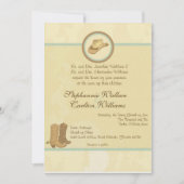 Cowboy Wedding Einladung (Vorderseite)