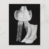 Cowboy Wedding Postkarte (Vorderseite)
