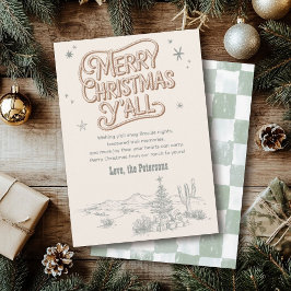 Cowboy Weihnachten Western Frohe Weihnachten Y'all