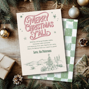 Cowboy Weihnachten Western Frohe Weihnachten Y'all