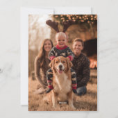 Cowboy Weihnachten Western Frohe Weihnachts-Foto (Rückseite)