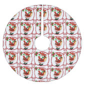 Cowboy Weihnachtsbaumrock Polyester Weihnachtsbaumdecke (Vorderseite)