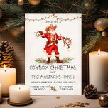 Cowboy Weihnachtsbeleuchtung Einladung<br><div class="desc">Rustikaler Watercolor Western Cowboy Weihnachten Party Einladungen. Das Hotel verfügt über einen Cowboy-Weihnachtsmann, Garland, Weihnachtsbeleuchtung, Lasso mit Weihnachtsbeleuchtung und Hufeisen. Ideal für Ihren Western Themed Holiday Weihnachten Party! Alle Formulierungen können geändert werden. Weitere Änderungen finden Sie unter Anpassen dieser Vorlage. Am unteren Rand sehen Sie "Gewollt, um dieses Design noch...</div>