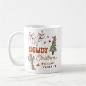 Cowboy Weihnachtsfeiertag Tasse (Links)