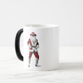 Cowboy Weihnachtsmann Verwandlungstasse (Vorderseite Links)