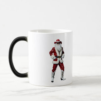 Cowboy Weihnachtsmann Verwandlungstasse
