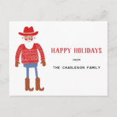 Cowboy-Weihnachtsmann Weihnachten (Vorderseite)