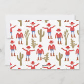 Cowboy Weihnachtsmann Weihnachten (Rückseite)