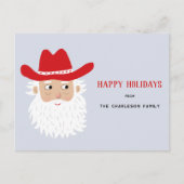 Cowboy Weihnachtsmann Weihnachten (Vorderseite)