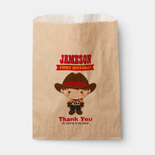 Cowboy-Western-alter Westgeburtstag Geschenktütchen