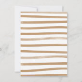 Cowboy Western Baby Boy Clothesline Babydusche Einladung (Rückseite)