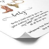 Cowboy Western Baby Boy Clothesline Sage nicht Bab Poster (Ecke)