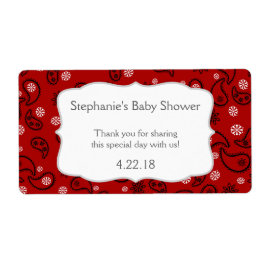 Cowboy Western Baby Dusche Wasser Flasche Gefallen