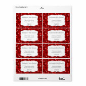 Cowboy Western Baby Dusche Wasser Flasche Gefallen (Vorne)