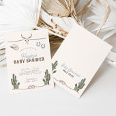 Cowboy Western Baby Shower Invitation Einladung