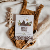 Cowboy Western Boy Baby Dusche Einladung