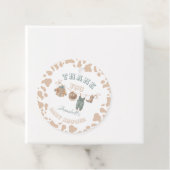 Cowboy Western Boy Babydusche Danke Geschenkanhänger (Beispiel)