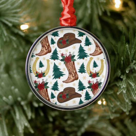 Cowboy Western Christmas Ornament Keepsake
