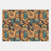 Cowboy Western Desert Brown Geschenkpapier Set (Vorderseite)