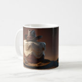 Cowboy Western Geburtstagsfeier Tasse - Rustikaler (Vorderseite Links)