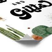 Cowboy Western Karten und Geschenke Poster (Ecke)