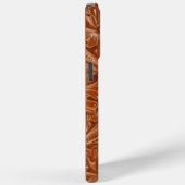 Cowboy-Western-Landmuster aus geflochtenem Leder Case-Mate iPhone Hülle (Rückseite / Rechts)