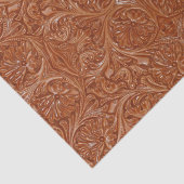 Cowboy-Western-Landmuster aus geflochtenem Leder Seidenpapier (Ausschnitt)