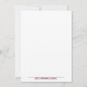 Cowboy Western Monkey 12x18 Geburtstagseinladung Einladung (Rückseite)