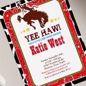 Cowboy Western Old West Baby Dusche Einladung