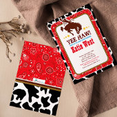 Cowboy Western Old West Baby Dusche Einladung