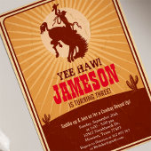 Cowboy Western Old West Geburtstagsparty Einladung
