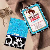 Cowboy Western Old West Geburtstagsparty Einladung