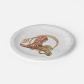 Cowboy-Western-Party Pappteller (Schrägansicht)