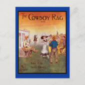 Cowboy-Western Postkarte (Vorderseite)
