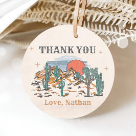 Cowboy Western Rodeo 1. Geburtstag Geschenkanhänger