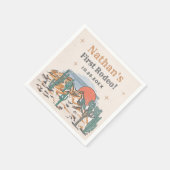 Cowboy Western Rodeo 1. Geburtstag Serviette (Ecke)