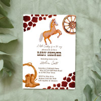 Cowboy Western Rodeo Babydusche