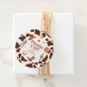 Cowboy Western Rodeo Party Thankas gestern Geburts Geschenkanhänger (Beispiel)