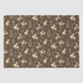 Cowboy Western Rodeo Pferde Muster Seidenpapier (Vorderseite)