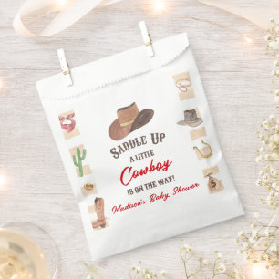 Cowboy Western Rodeo Wild West Baby Dusche Geschenktütchen