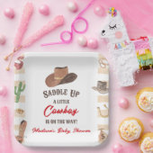 Cowboy Western Rodeo Wild West Baby Dusche Pappteller (Party)